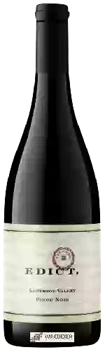 Bodega Edict - Anderson Valley Pinot Noir