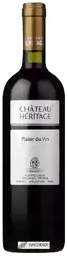 Château Heritage - Plaisir du Vin Rouge