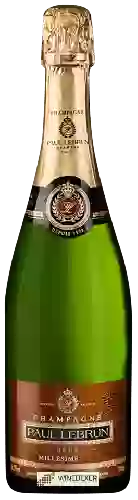 Bodega Paul Lebrun - Brut Millesimé Champagne Grand Cru 'Cramant'